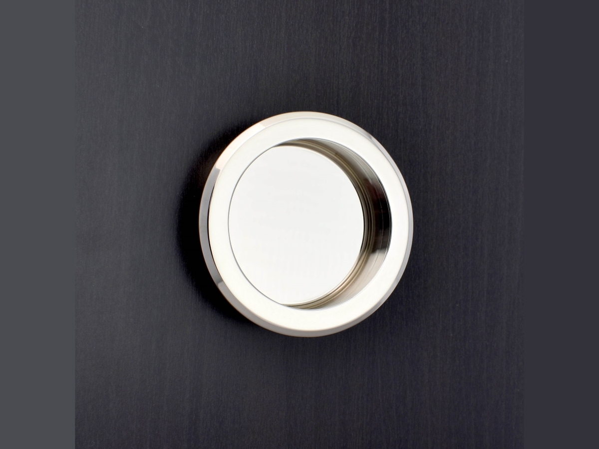 Дверная врезная ручка Croft 2530RD полированный хром