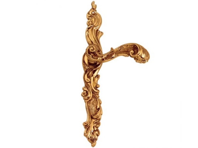 Дверная ручка на планке Enrico Cassina ADELAIDE C06710 французское золото