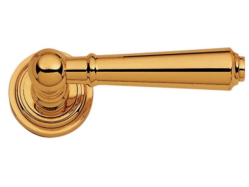 Дверная ручка на розетке Enrico Cassina ALEKSANDRA C14211 золото