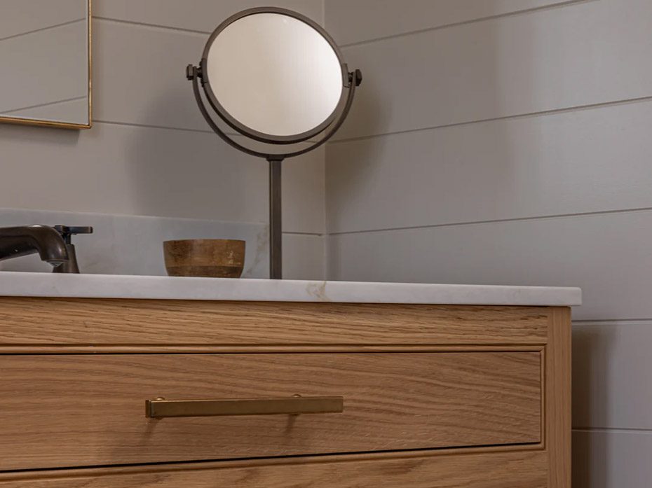 Мебельная ручка-скоба Armac Martin Rotunda 288 мм латунь матовая