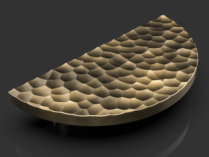 Мебельная ручка Oliver Knights Benjamin CP I античная бронза