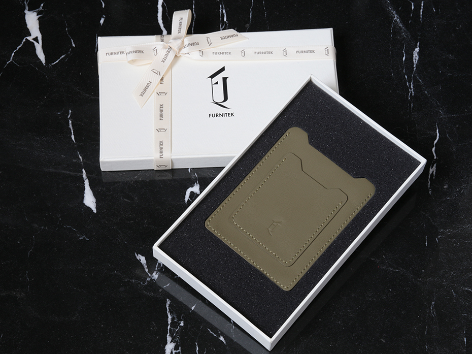 Обложка кожаная для автодокументов FURNITEK модель FG-0203012 в подарочной коробке