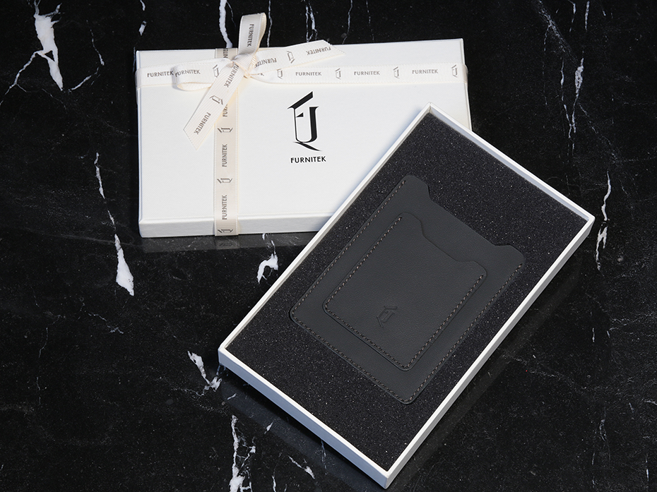 Обложка кожаная для автодокументов FURNITEK модель FG-0203013 в подарочной коробке