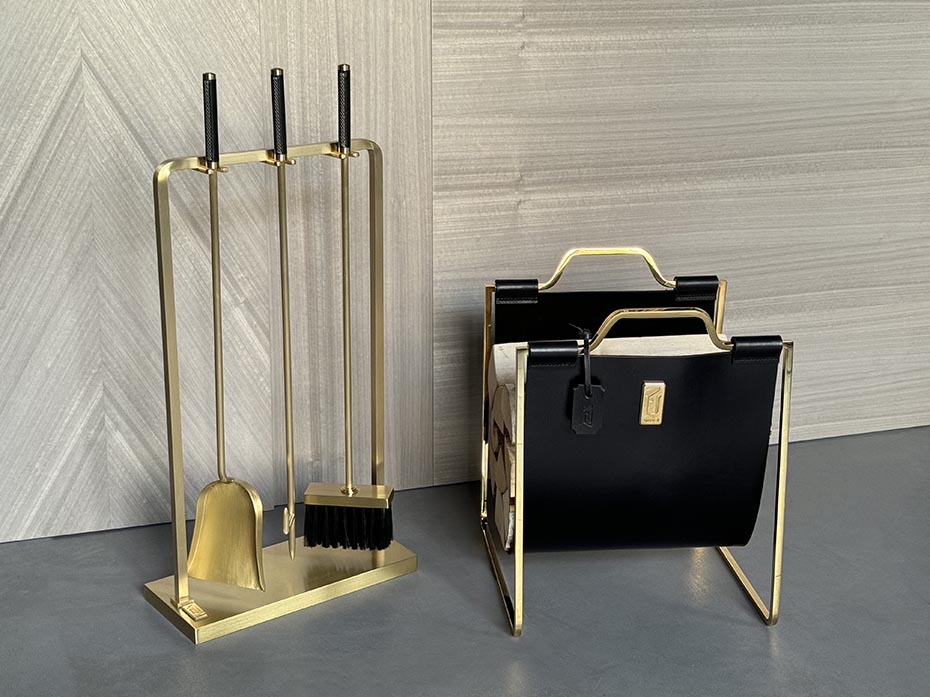 Каминный набор с дровницей FURNITEK FG-01113