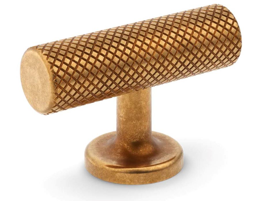 Мебельная ручка Т-образная Armac Martin Sparbrook 55мм античная латунь