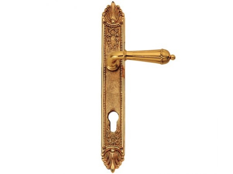 Дверная ручка на планке Enrico Cassina STEFANIA C08310 французское золото