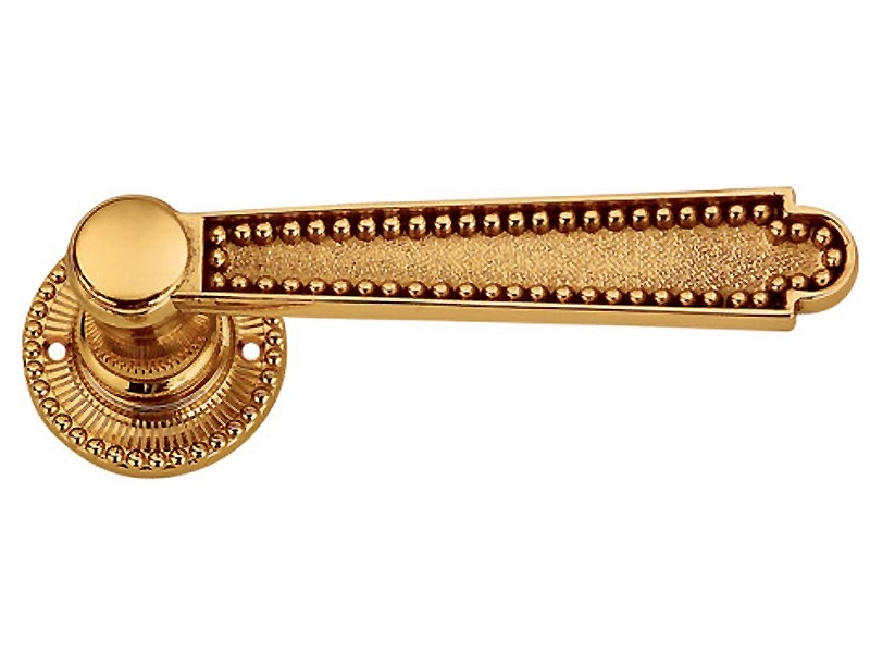 Дверная ручка на розетке Enrico Cassina VIRGINIA C12211 французское золото