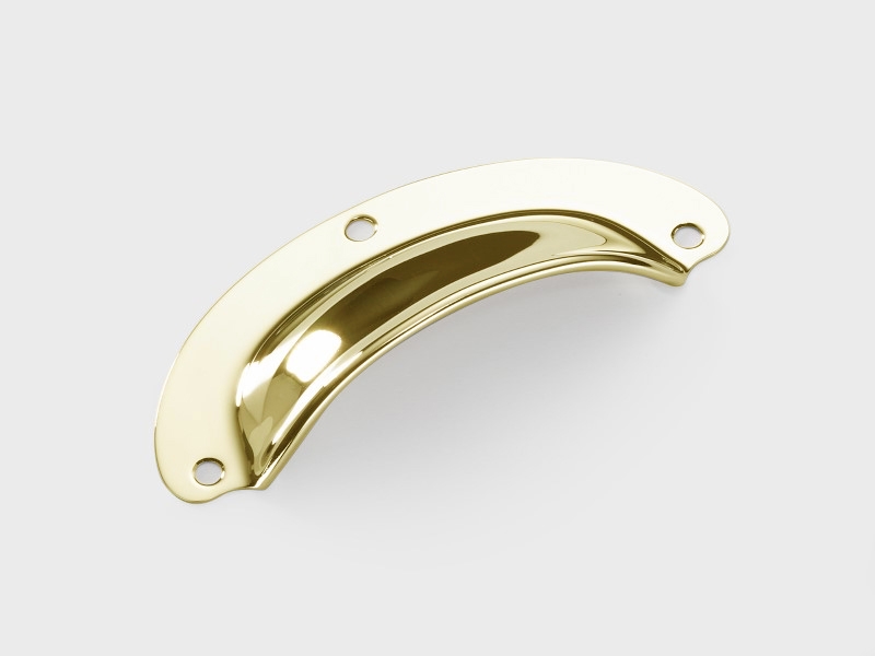 Мебельная ручка-ракушка Armac Martin 269 полированная латунь