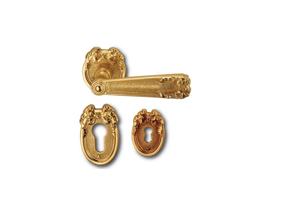 Дверная ручка на розетке Salice Paolo DELHI 4310 из латуни