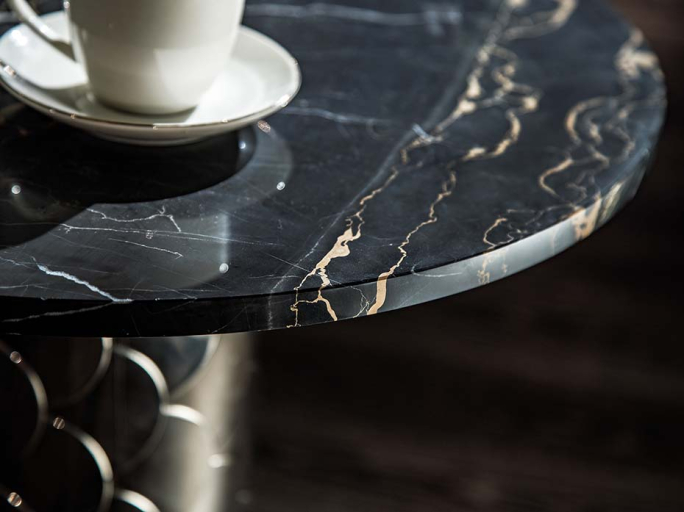 Стол кофейный Ar-Deco FG-063 круглый полированный никель