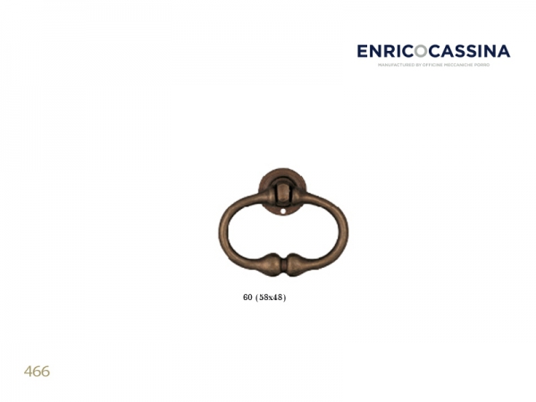 Мебельная ручка Enrico Cassina 466 матовая бронза