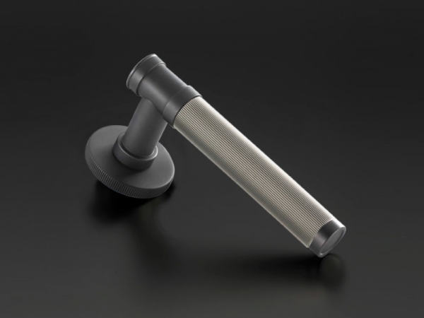 Дверная ручка на розетке Frank Allart nw1203493 чернёная латунь