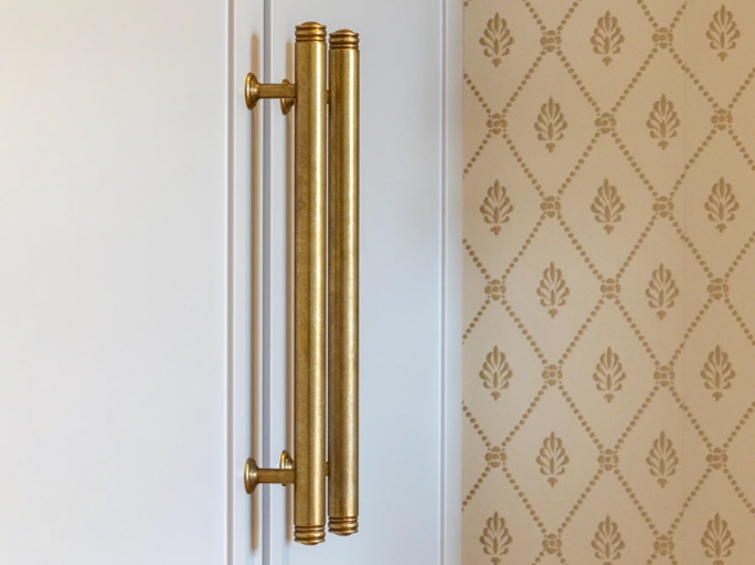 Мебельная ручка-скоба Armac Martin Corona 192 мм полированная латунь