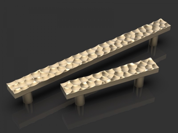 Мебельная ручка Oliver Knights Benjamin CH II матовая латунь