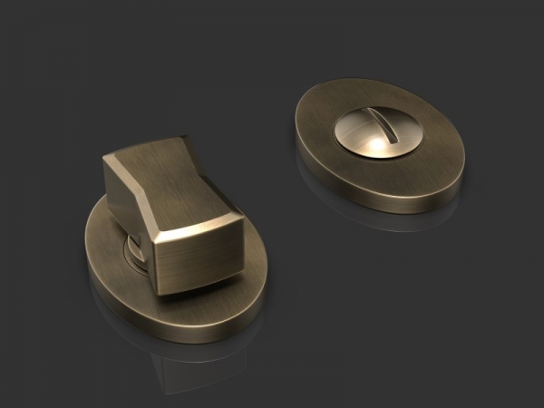 Комплект WC Oliver Knights Bow T&R античная бронза