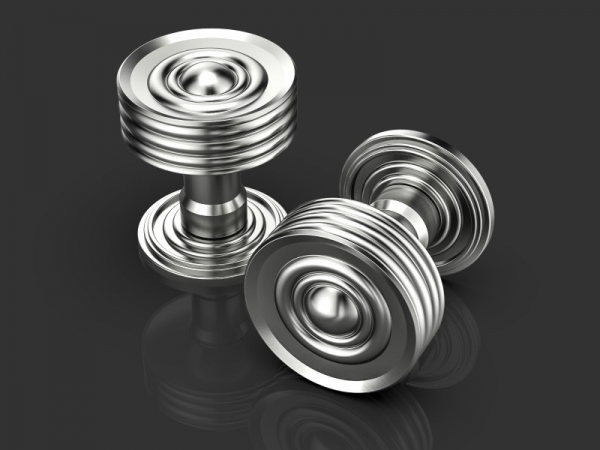 Дверная ручка-кноб Oliver Knights Cassius DK матовый никель