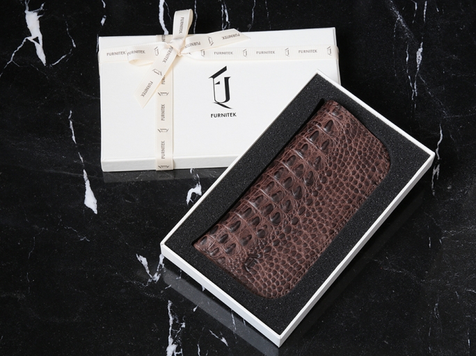 Футляр кожаный для очков FURNITEK FG-0102216 в подарочной коробке
