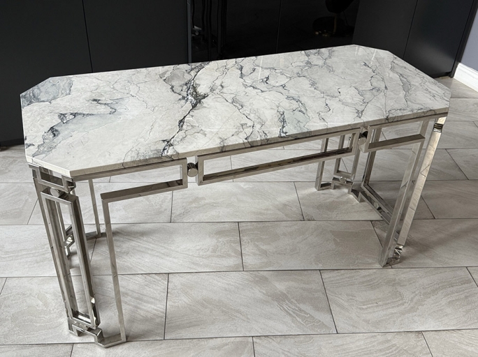 Консоль из латуни FURNITEK Ar-Deco FG-204 полированная нержавейка