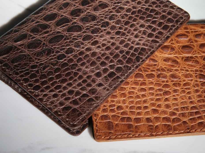 Обложка на паспорт FURNITEK модель FG-02018 из натуральной кожи цвет рыжий