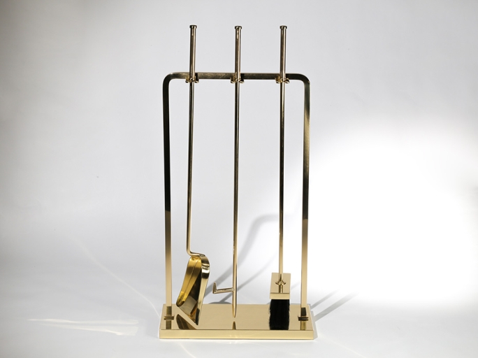 Каминный набор FURNITEK FG-05010 полированная латунь