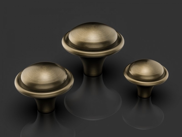 Мебельная ручка Oliver Knights Orgeluse античная бронза