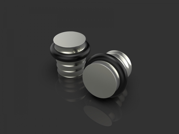 Дверной ограничитель Oliver Knights Rex DS полированный никель