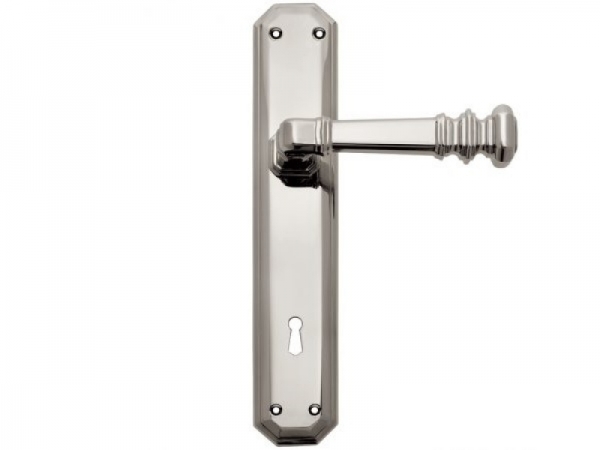 Дверная ручка на планке Enrico Cassina JEANNE C10110 полированный никель