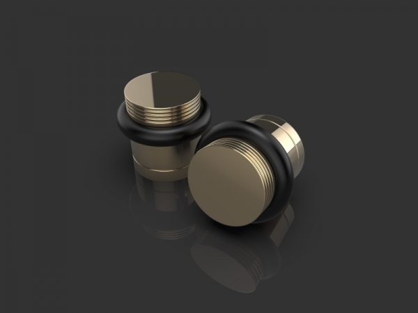 Дверной ограничитель Oliver Knights Simon DS полированная латунь