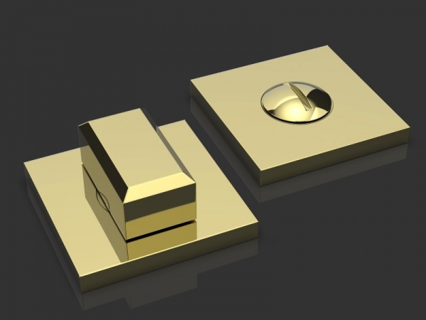 Комплект WC Oliver Knights Sten полированная латунь