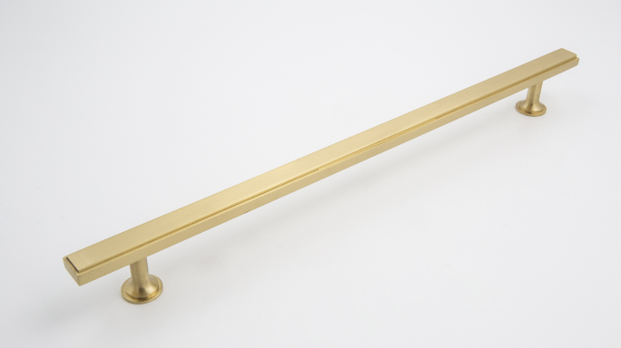 Мебельная ручка-скоба Armac Martin Rotunda 352 мм матовая латунь