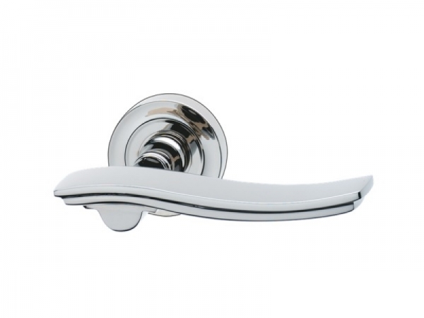 Дверная ручка на розетке P.Bisschop Намюр 1835/10/610 полированный хром