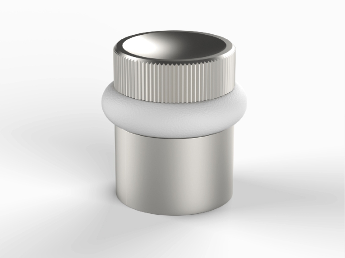 Ограничитель напольный Frank Allart FG-2134 матовый никель