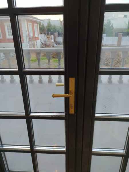 Ручки для балконных дверей Frank Allart матовая латунь