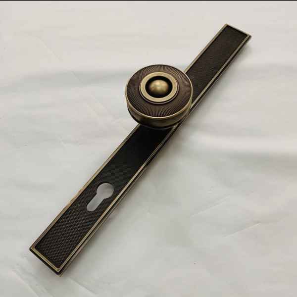 Ручка-кноб на планке Oliver Knights античная латунь