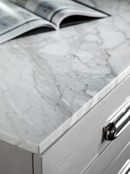 Комод FURNTEK столешница из натурального мрамора